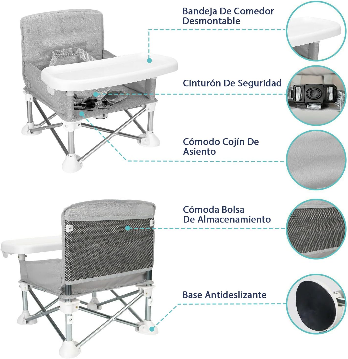 Silla Plegable Portátil BabyGo® Importada