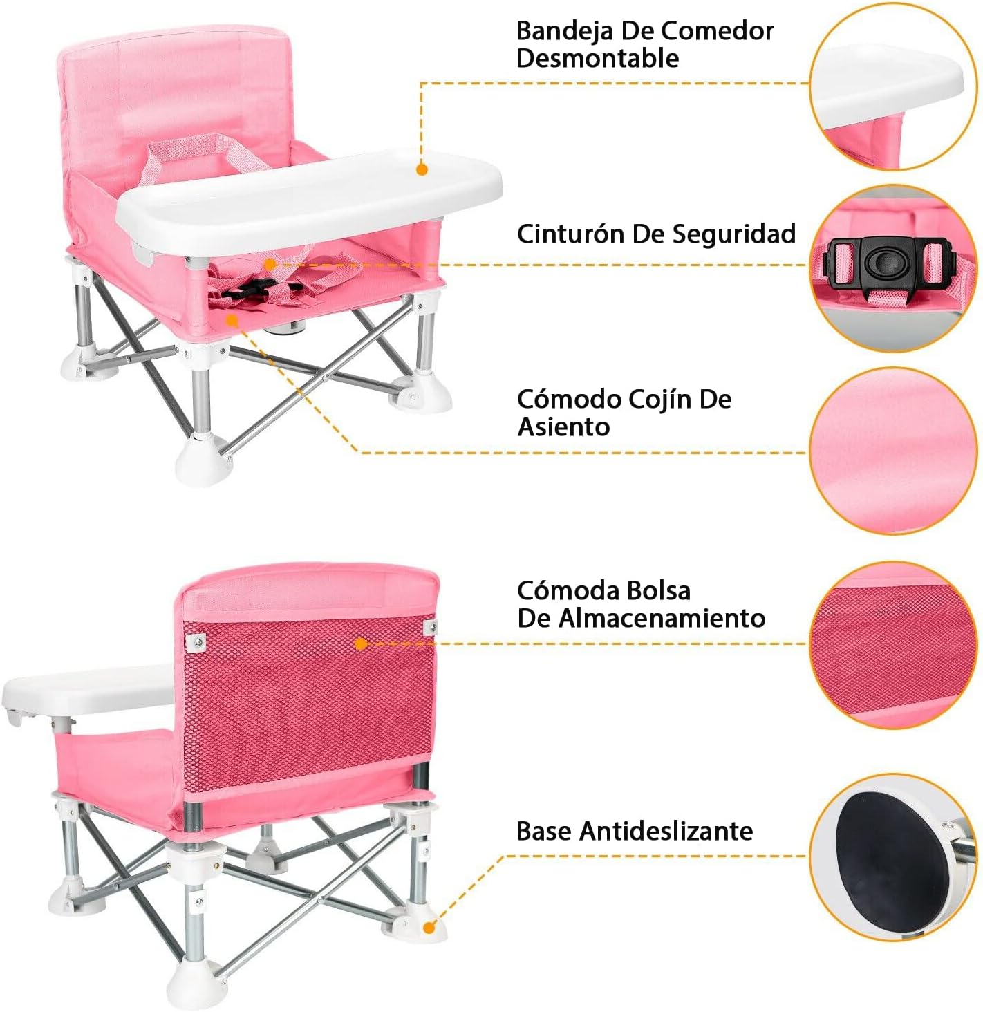 Silla Plegable Portátil BabyGo® Importada