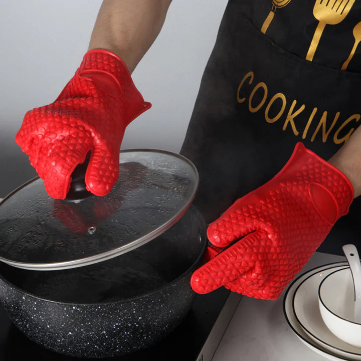 GUANTES DE COCINA RESISTENTES AL CALOR