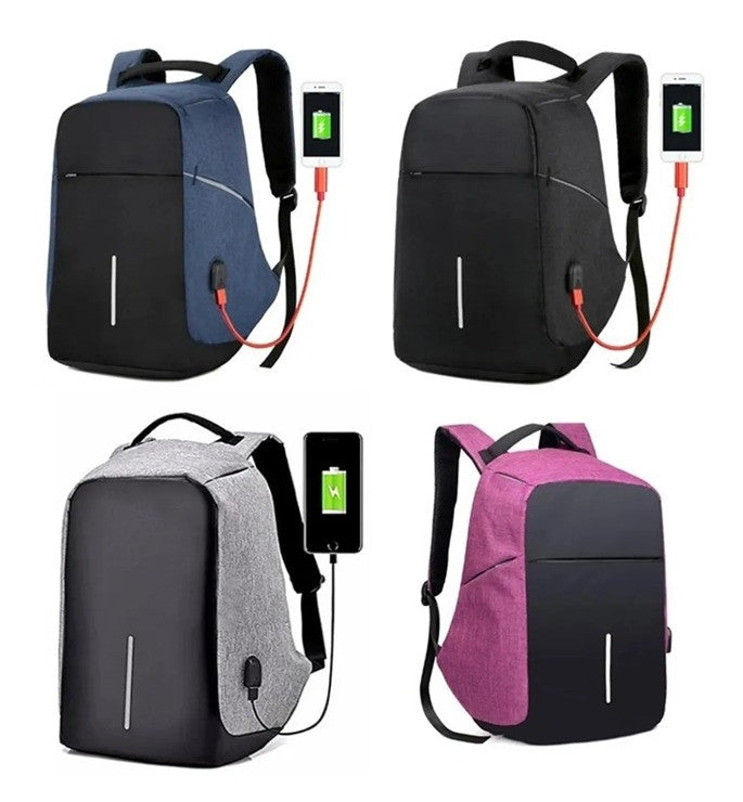 MALETA MORRAL ANTIRROBO IMPERMEABLE USB