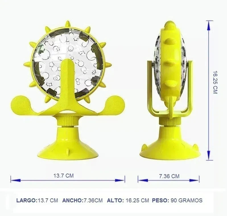 JUGUETE DISPENSADOR DE COMIDA MASCOTAS
